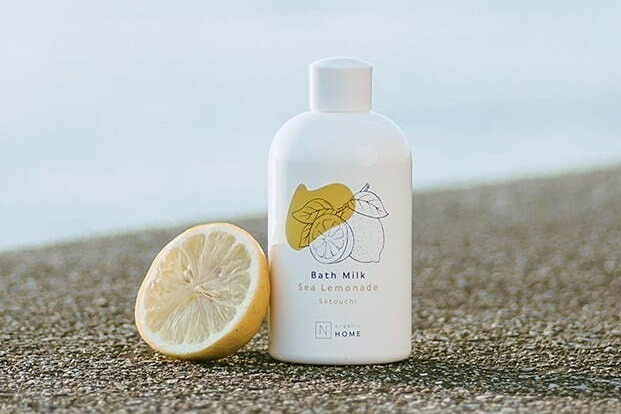 「エヌオーガニック ホーム」誕生、"甘いレモネード"香る瀬戸内イメージのバスミルク