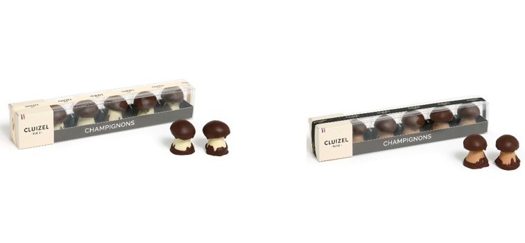 仏名門ショコラ「クルイゼル」2022年バレンタイン、きのこチョコ