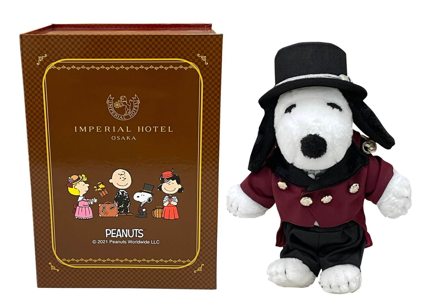 「ドアマン・スヌーピー」ぬいぐるみ(化粧箱入り)16,500円
© 2021 Peanuts Worldwide LLC