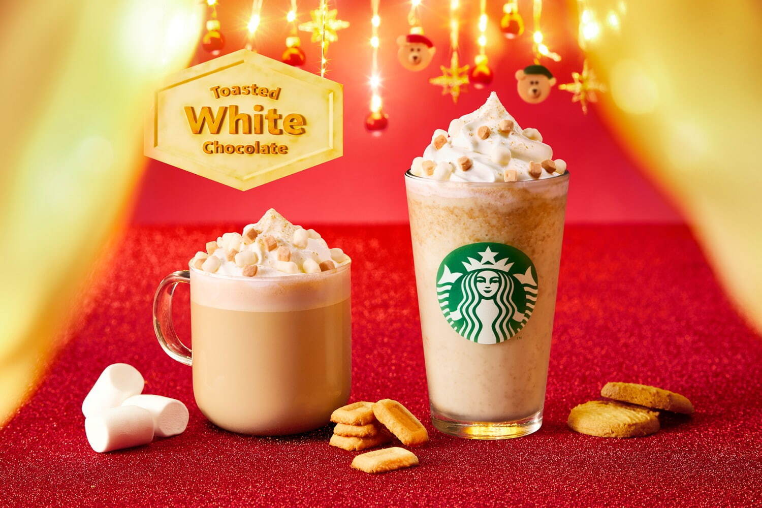 スターバックス(Starbucks Coffee) トーステッド ホワイト チョコレート フラペチーノ｜写真1