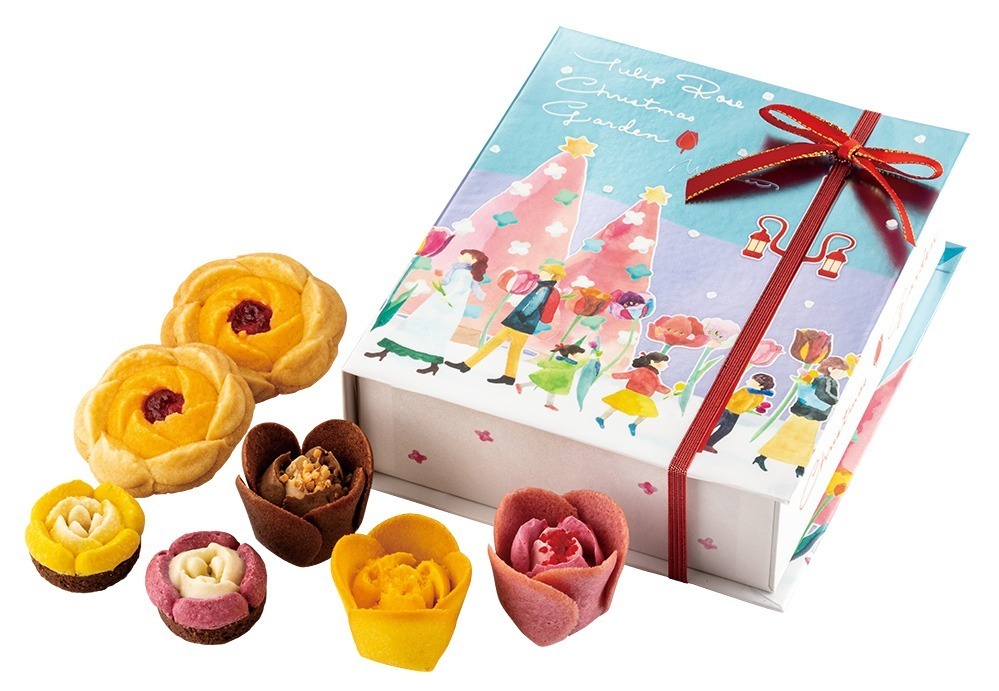 「TOKYOチューリップローズ」クリスマス限定ボックス、花の焼き菓子が並ぶ“スイーツの花園”｜写真3