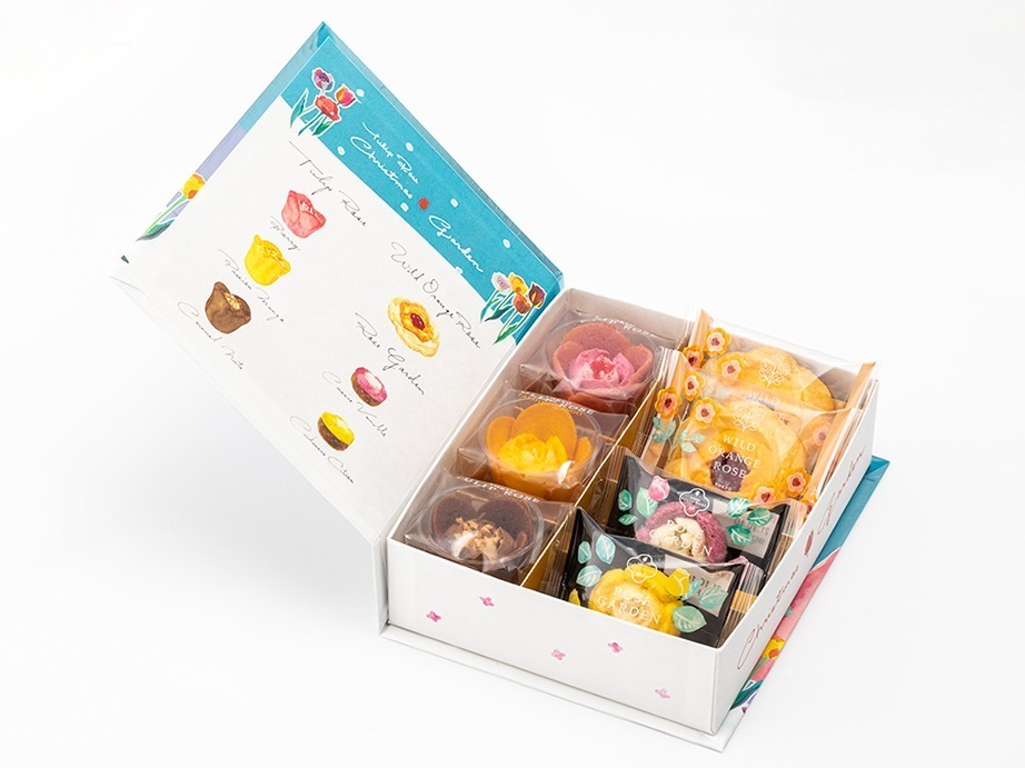 「TOKYOチューリップローズ」クリスマス限定ボックス、花の焼き菓子が並ぶ“スイーツの花園”｜写真2