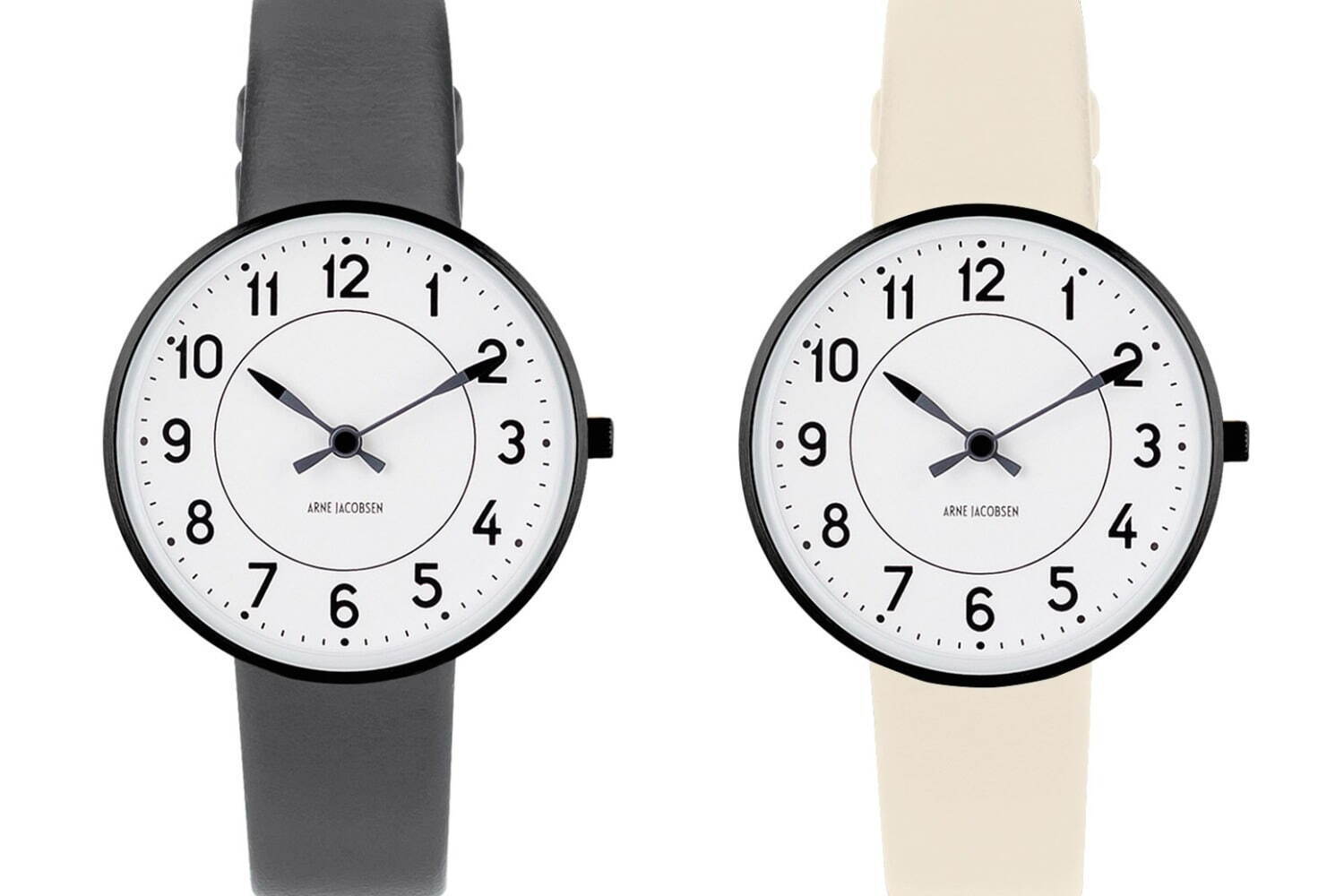 アルネ ヤコブセン×イデーの腕時計「ステーション」機能美＝視認性を意識したミニマルな佇まい