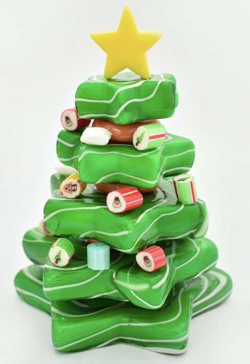 パパブブレ2021年クリスマス限定アート・キャンディ、キャンディ製ツリーの手作り体験キット｜写真2