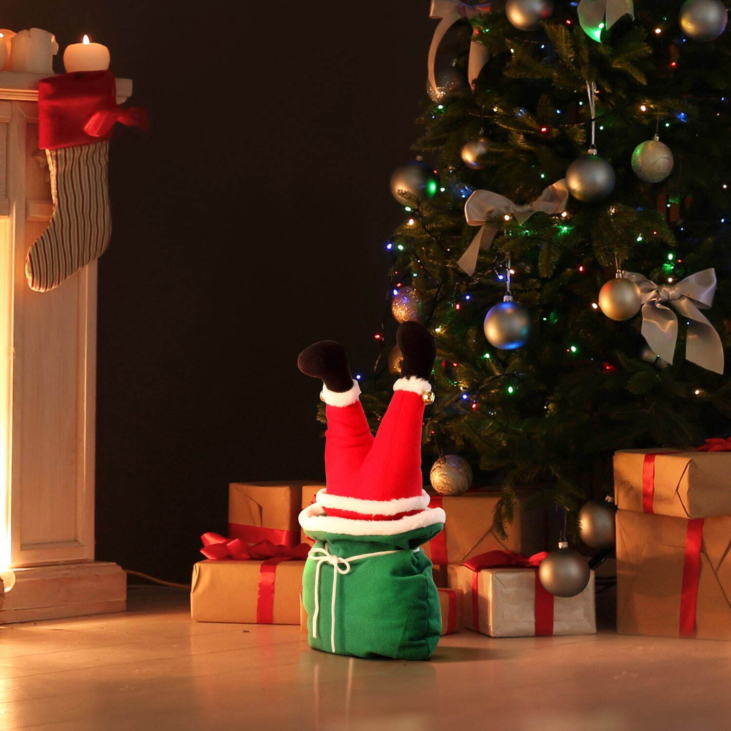 米ミスター・クリスマス“おもちゃ袋に埋まった”サンタや光るツリーの新作クリスマスオーナメント｜写真5