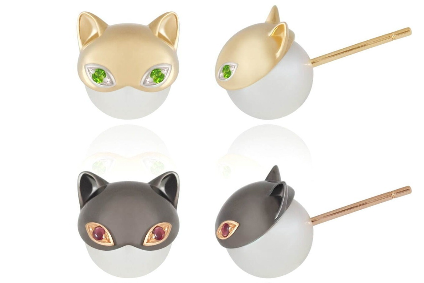 ⭐️美品　ミカジュエリー　3連パールピアス 経堂) ミカジュエリー mika jewellery 淡水パール ミニサイズ 3