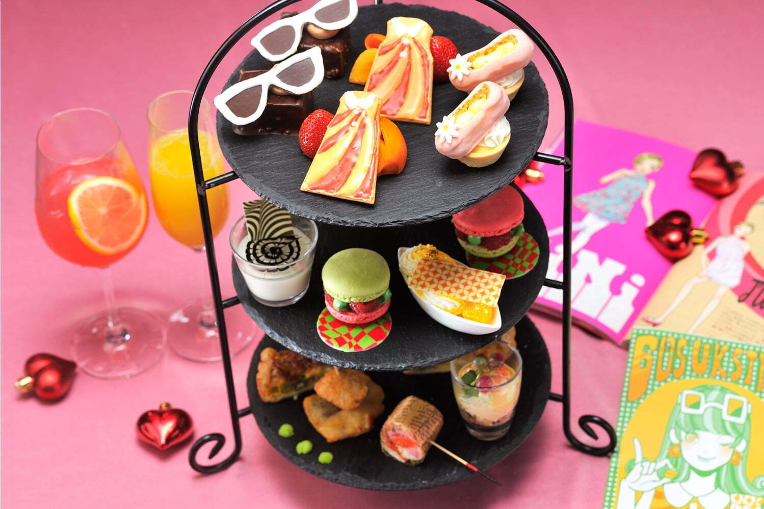 60年代デザイン｜“60's英国ファッション”アフタヌーンティー、グランドプリンスホテル新高輪で開催