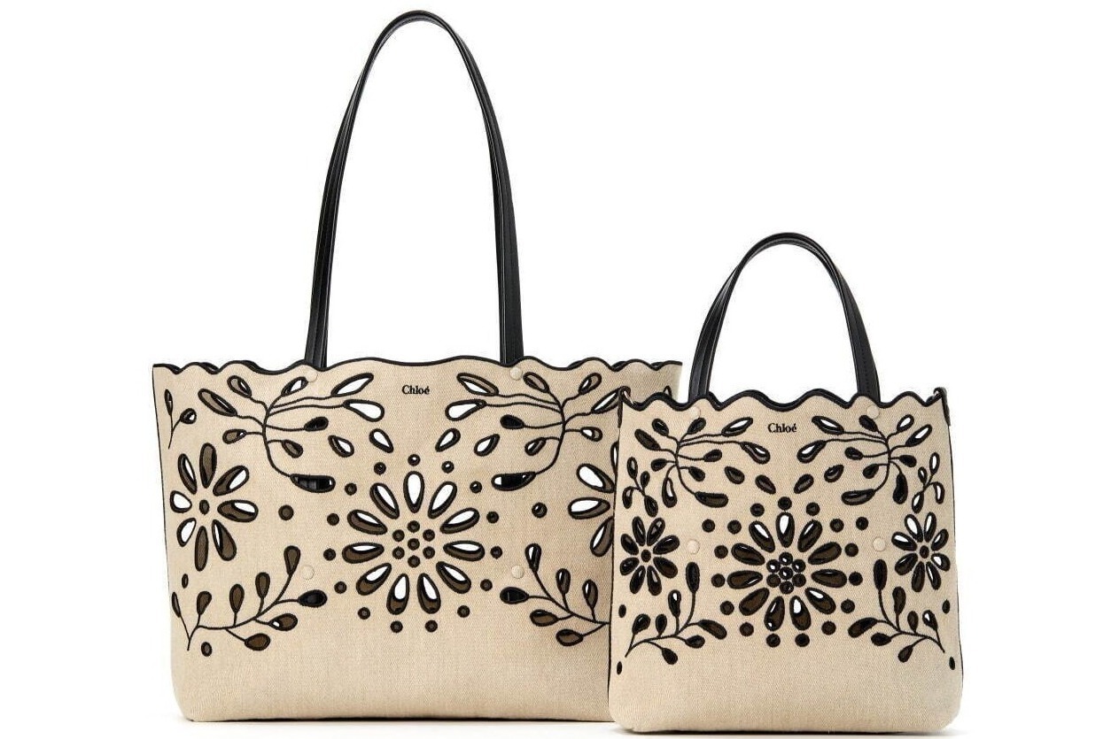 クロエ2022年春の新作「透かし模様の"花柄"」バッグ、日本限定ピンクバッグも伊勢丹新宿に