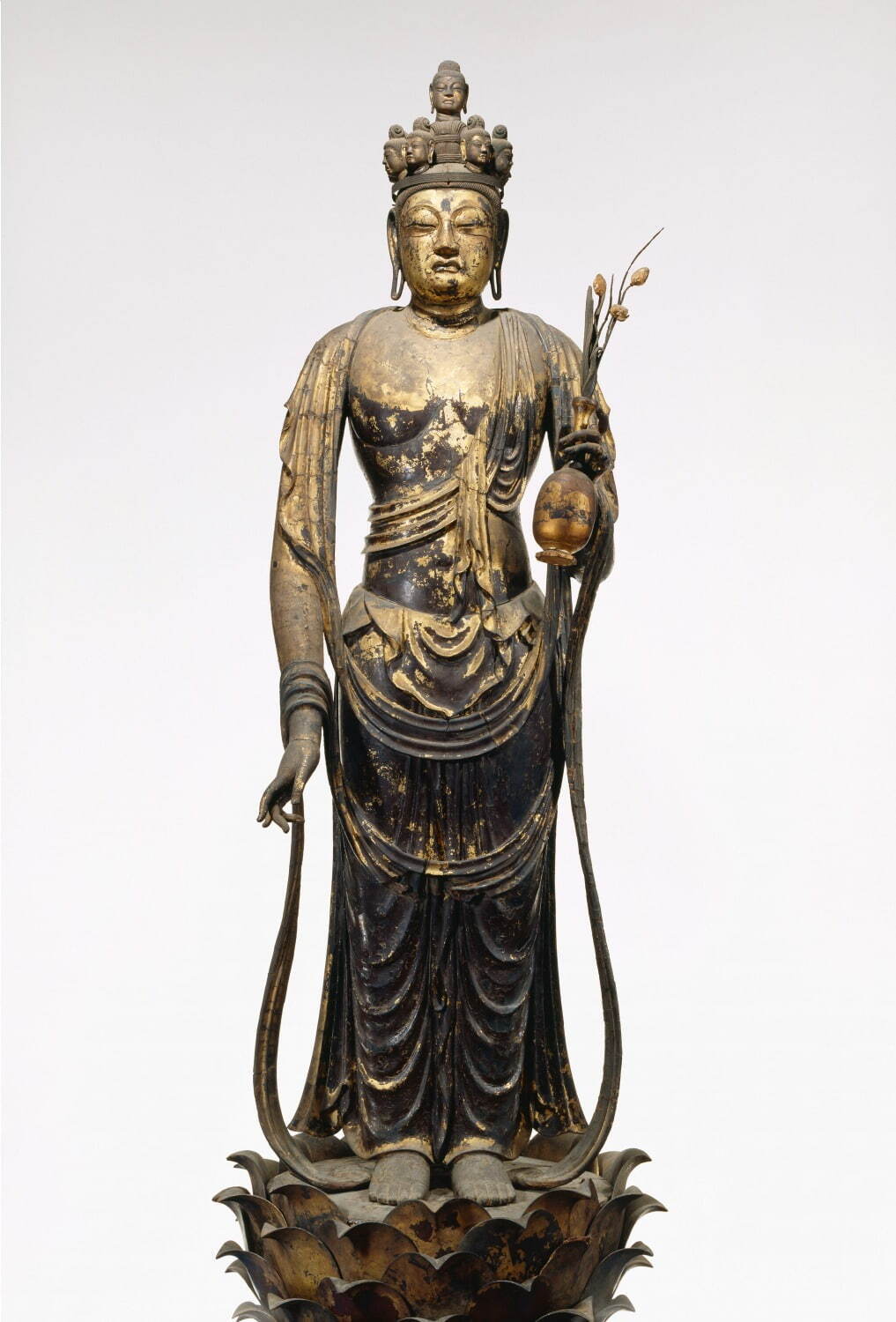 国宝 十一面観音菩薩立像 奈良時代・8世紀 奈良・聖林寺蔵