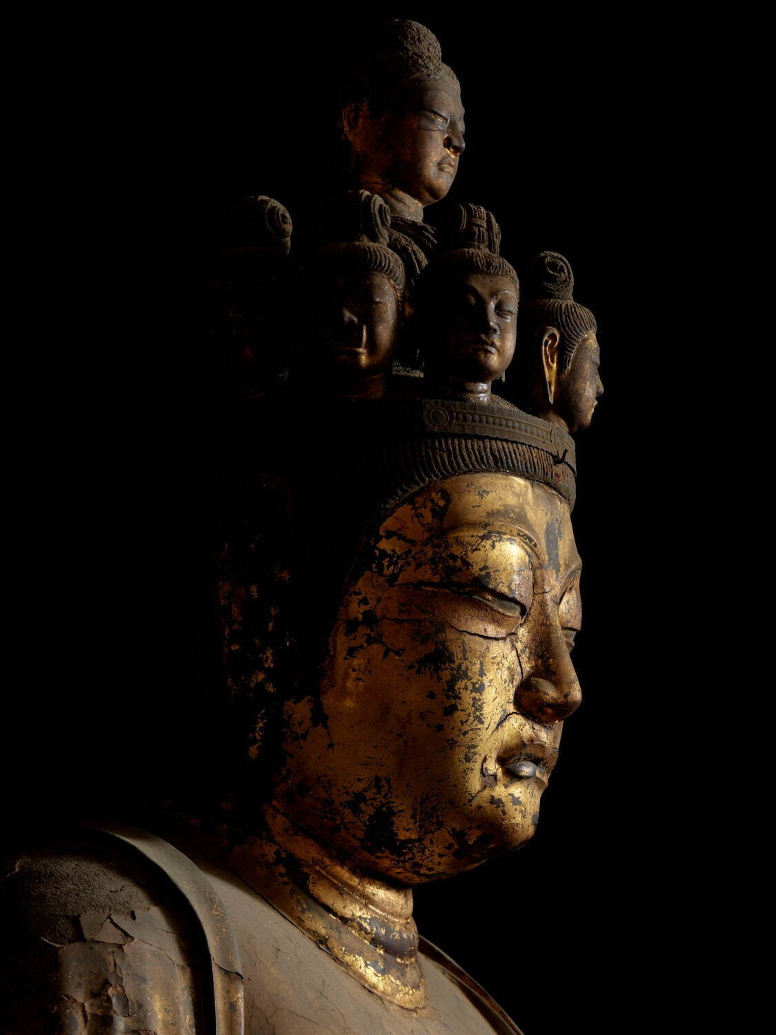 国宝 十一面観音菩薩立像(部分) 奈良時代・8世紀 奈良・聖林寺蔵