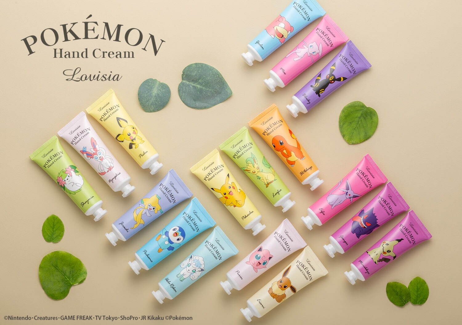 「ポケモンハンドクリーム」過去最高30種の新作、“シャボンの香り”付きで手肌の乾燥ケア｜写真4