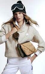 ルイ・ヴィトン初スノーファッション、“夕日が沈む山”ベストやモノグラム・パターンのスノーゴーグル｜写真2