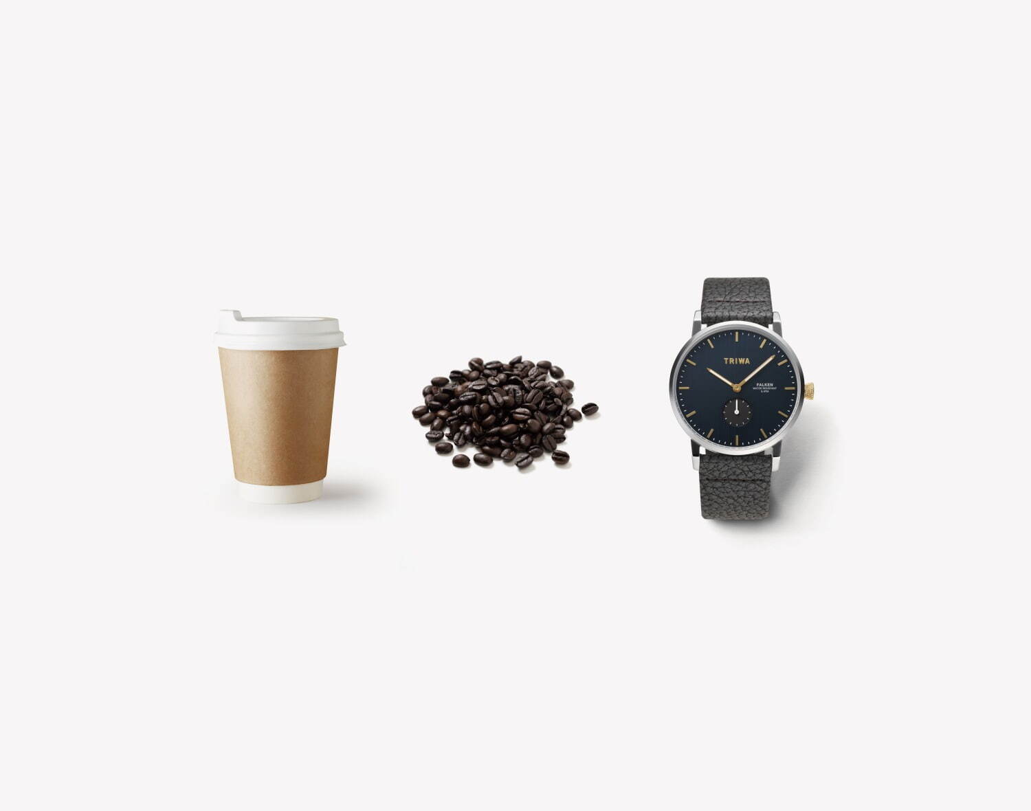 トリワから“コーヒーカラー”の新作腕時計、大人な濃紺のビター＆優しいミルク色のラテ｜写真2