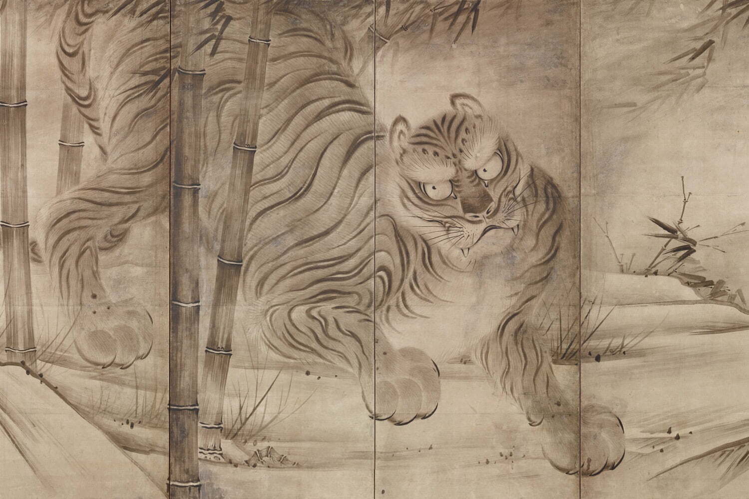 博物館｜東京国立博物館「博物館に初もうで」“虎”をテーマに美術作品を紹介、国宝《松林図屏風》の展示も