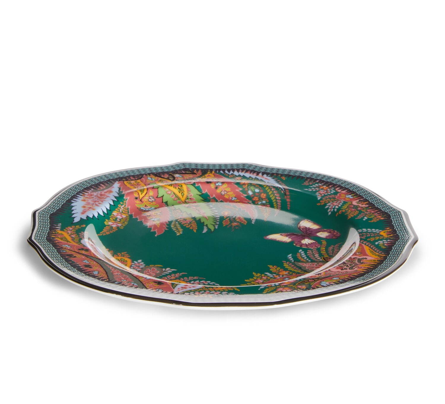 エトロ×ジノリ1735のテーブルウェア、“蝶＆草花”をペイズリー柄で表現したプレートやティーカップ｜写真9