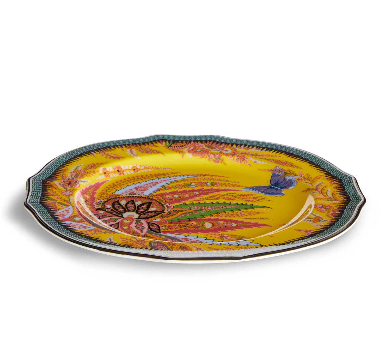 エトロ×ジノリ1735のテーブルウェア、“蝶＆草花”をペイズリー柄で表現したプレートやティーカップ｜写真7