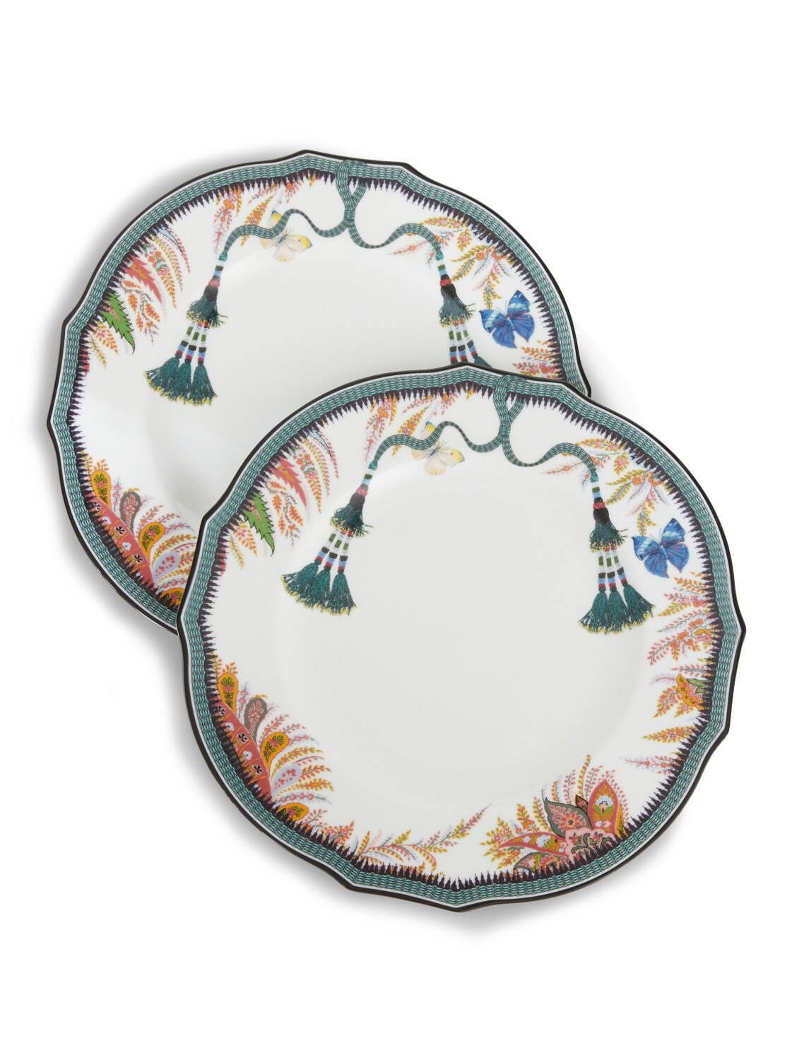 エトロ×ジノリ1735のテーブルウェア、“蝶＆草花”をペイズリー柄で表現したプレートやティーカップ｜写真16