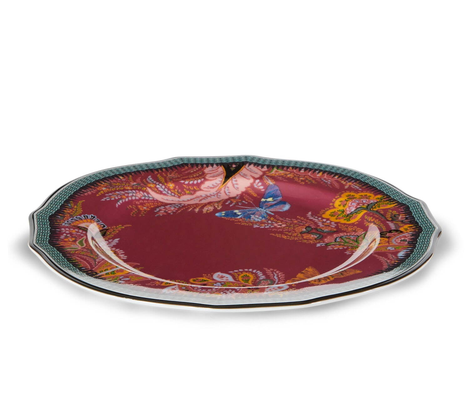 エトロ×ジノリ1735のテーブルウェア、“蝶＆草花”をペイズリー柄で表現したプレートやティーカップ｜写真11