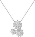 ヴァン クリーフ＆アーペル“蓮の花”モチーフの新作ジュエリー、煌めくホワイトダイヤモンドを装飾｜写真2