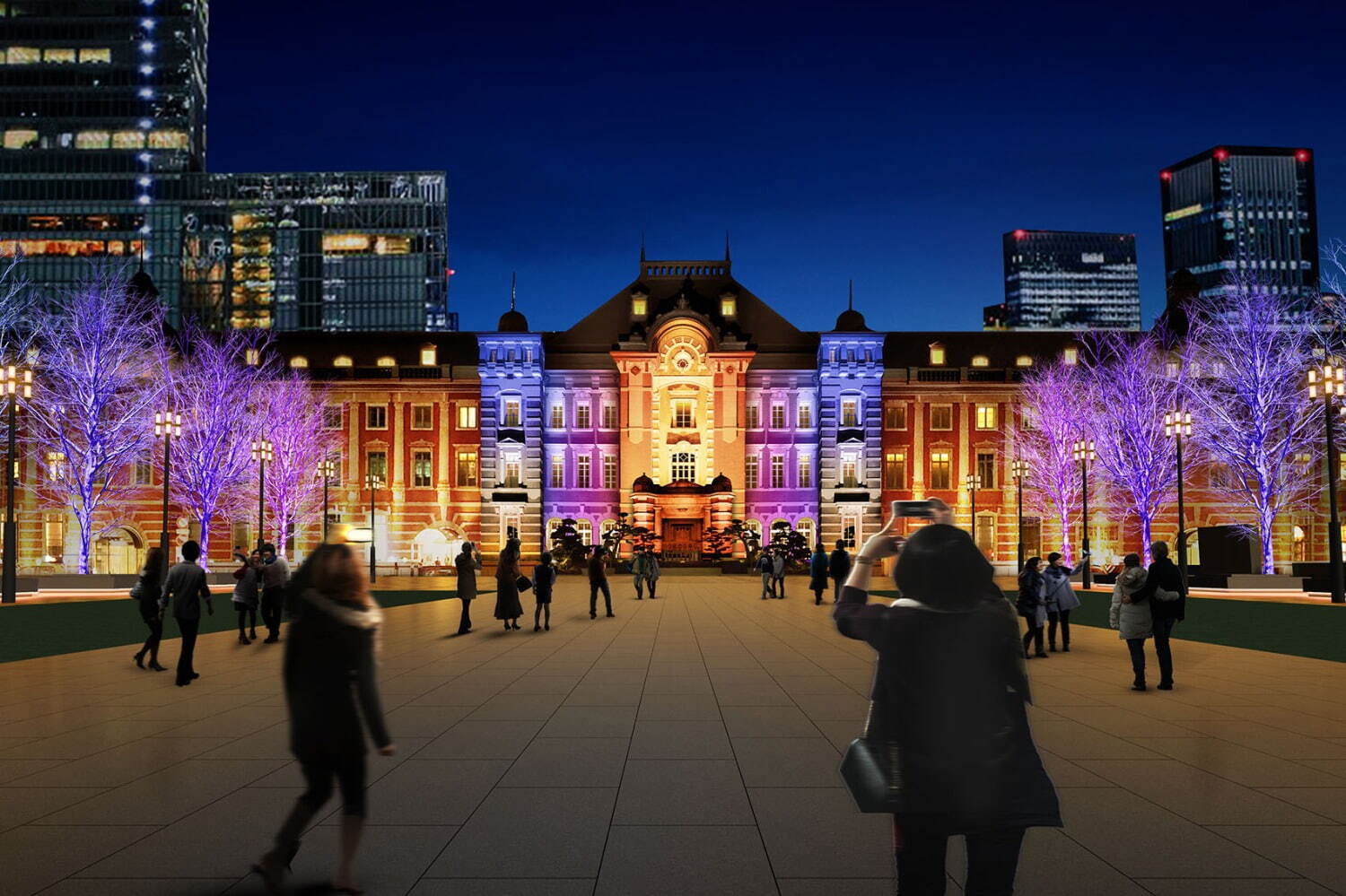東京 丸の内エリアのイルミネーション 東京ミチテラス 21 テーマは 夜明けの光景 ファッションプレス 東京 丸の内エリアのイルミネーション 東京ミチテラス 21 テーマは 夜明けの光景 ファッションプレス