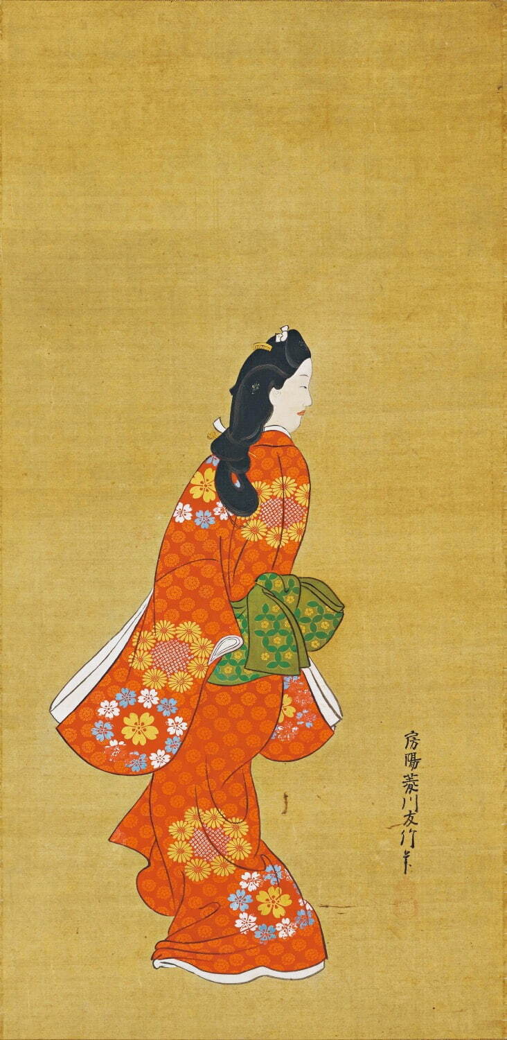 《見返り美人図》菱川師宣筆　江戸時代・17世紀　東京国立博物館蔵
［展示期間 10月18日(火)〜11月13日(日)］