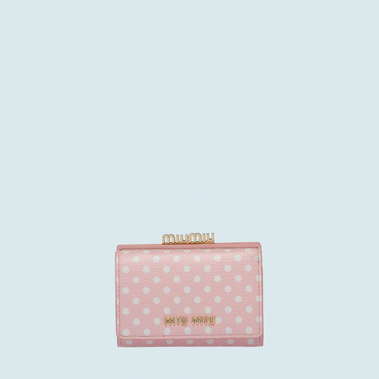 ミュウミュウ“ピンク”のミニ財布 - ハートモチーフやドット柄、チェーンストラップ付きウォレット｜写真6