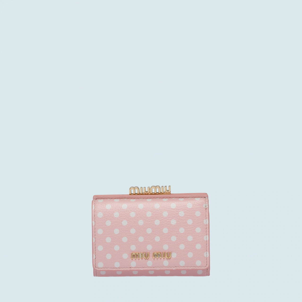 【極美品】miumiu  ハート　バレンタイン　ミュウミュウ　二つ折り