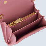 ミュウミュウ“ピンク”のミニ財布 - ハートモチーフやドット柄、チェーンストラップ付きウォレット｜写真20