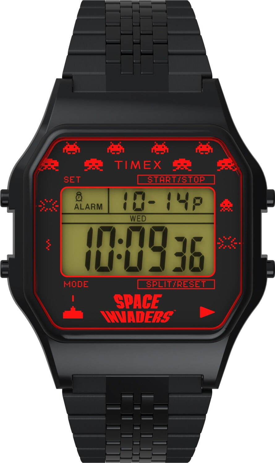 タイメックス×スペースインベーダーコラボ腕時計、ゲームキャラやゲーム音を取り入れた特別仕様｜写真7