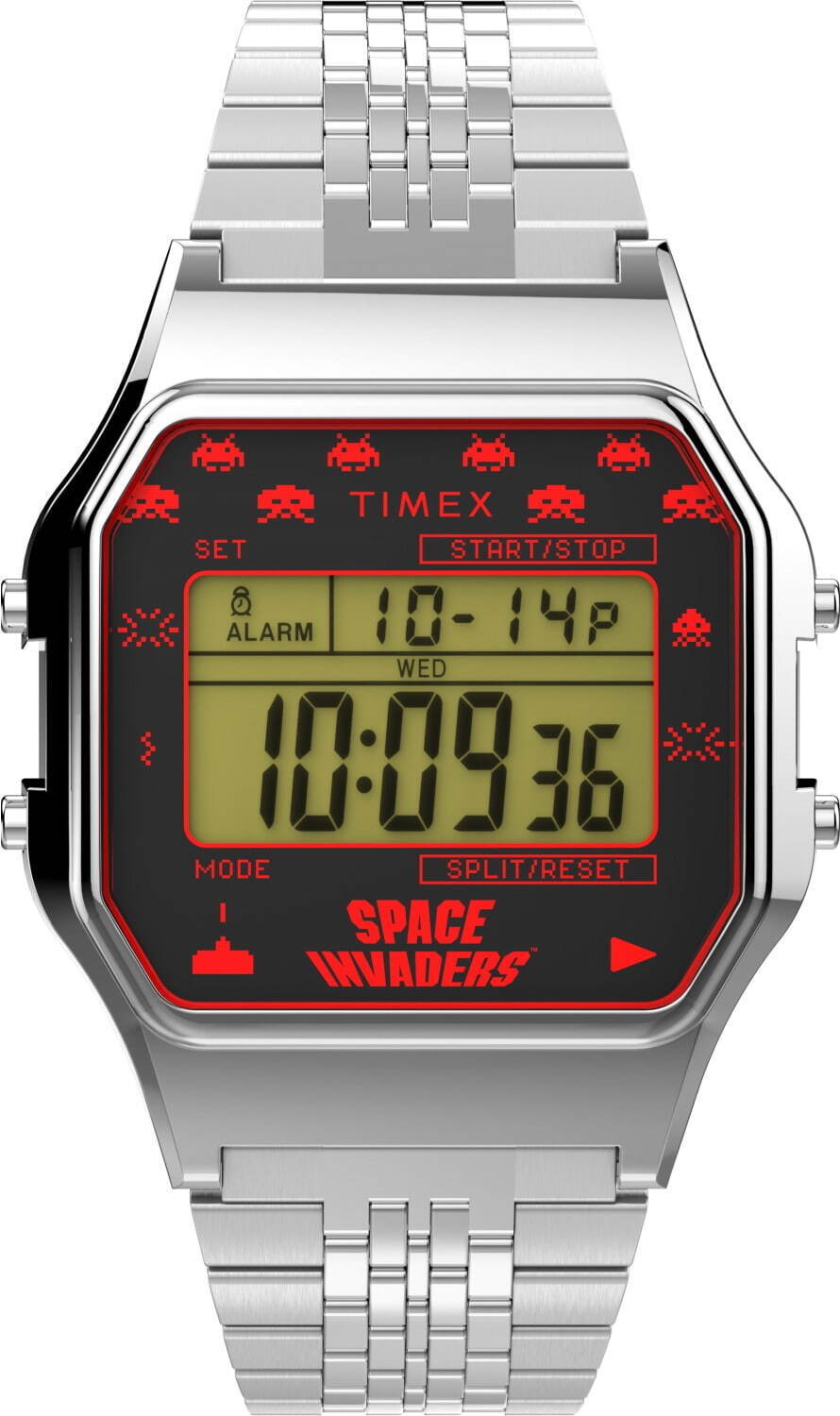 タイメックス×スペースインベーダーコラボ腕時計、ゲームキャラやゲーム音を取り入れた特別仕様｜写真2