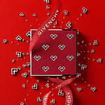 ジバンシイ22年新年限定コスメ、“ハート柄×深紅パケ”の女優口紅＆人気色フェイスパウダー｜写真2