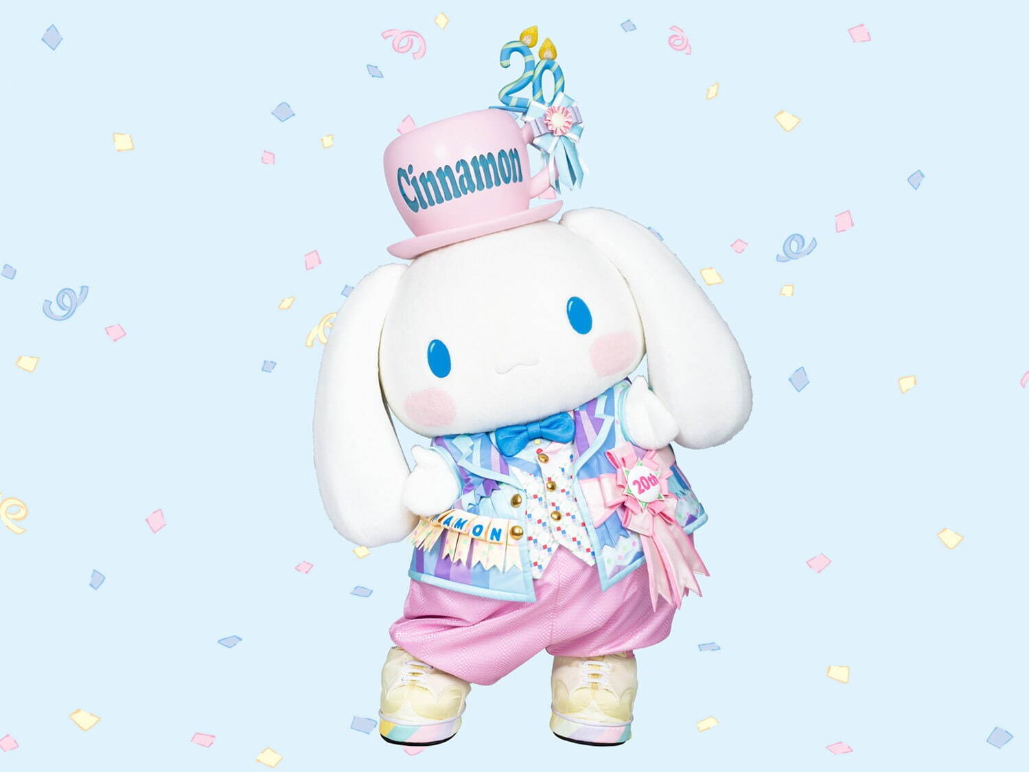 サンリオピューロランド 限定 シナモロール 20周年 ぬいぐるみ