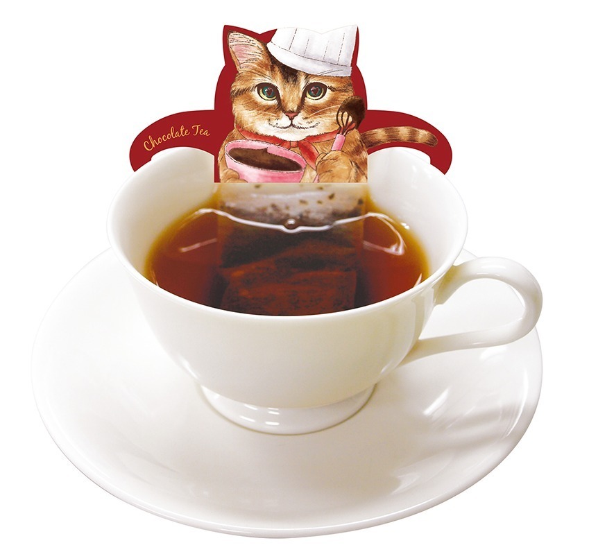 ネコ型紅茶「キャットカフェ」冬限定“パティシエネコ”を描いた甘いチョコフレーバー｜写真6