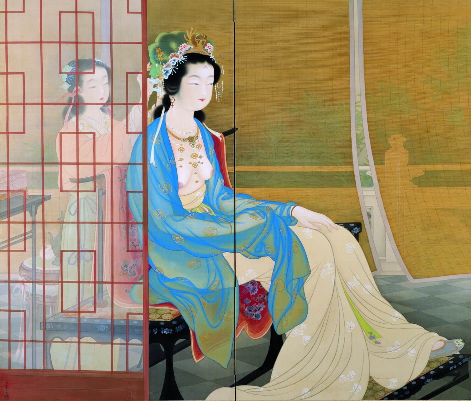 上村松園・松篁・淳之 三代展」が東京富士美術館で、3世代による
