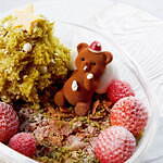 ルワンジュ東京のクリスマス限定メニュー、サンタ帽をかぶった“テディベア”のベリースイーツ｜写真4