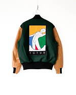 フューチャー×モンキータイム、クラシックな配色のジャケット＆グラフィック入りスウェット｜写真2