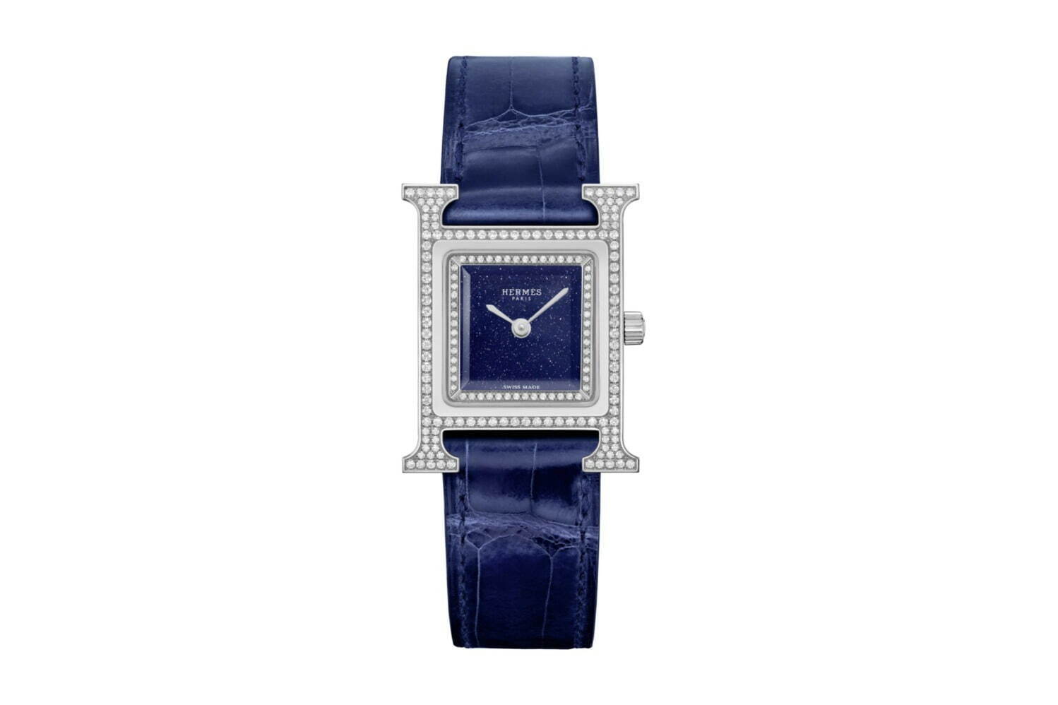エルメスの腕時計《Hウォッチ》文字盤に“カラーストーン”使用の新作、ケースはダイヤモンドで装飾｜写真5