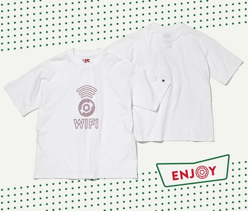 クリスピークリーム・パリ限定Tシャツ＆トートバッグセット