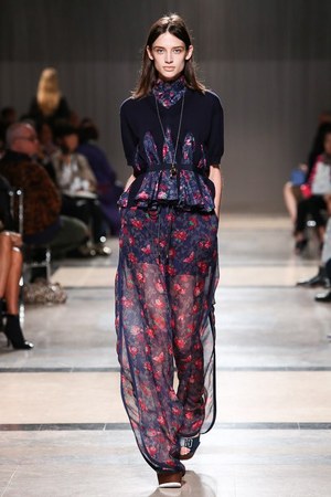 sacai 2018春夏 ストライプ ブラウス-