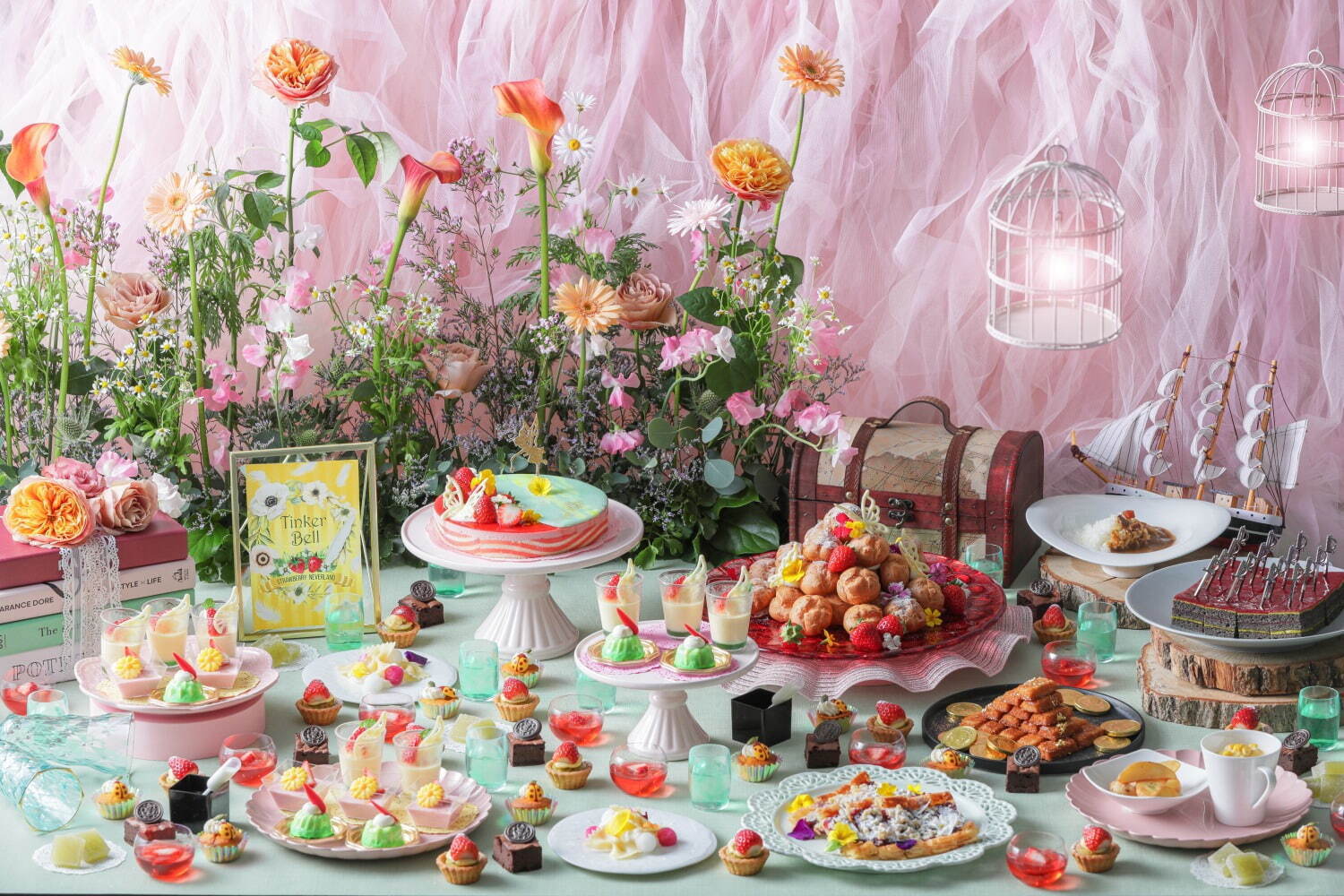 ピーター・パン着想の「苺＆ピスタチオ」スイーツブッフェ、ストリングスホテル 八事 NAGOYAで