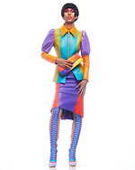 モスキーノ 2022年プレフォールコレクション - “色彩”を通して60年代の記憶を旅する｜写真41