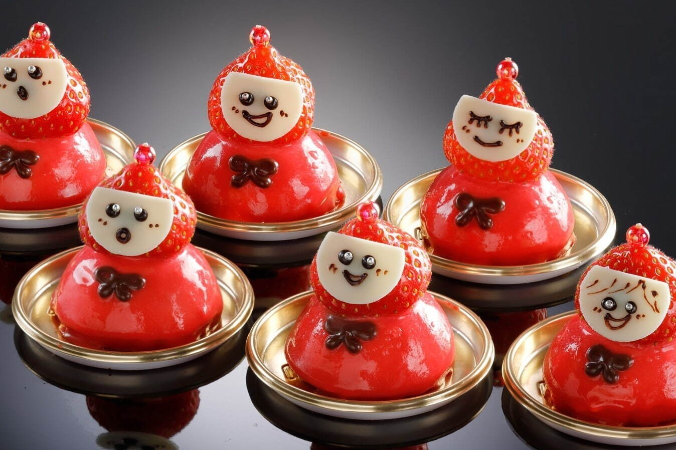 シェラトン都ホテル大阪「赤ずきん」着想のいちごスイーツビュッフェ、“オオカミ”の肉球マドレーヌなど