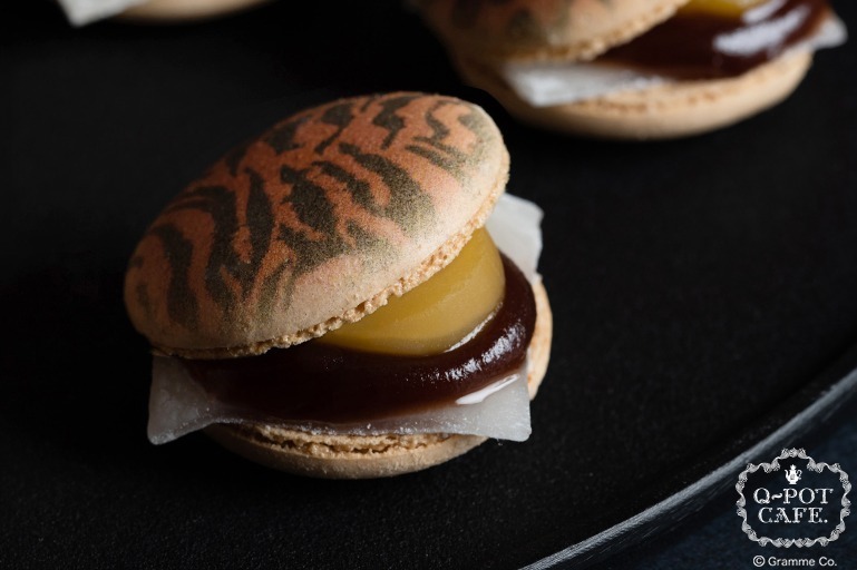 和菓子｜Q-pot CAFE.のお正月スイーツ、“どら焼き風”寅柄マカロンや“おせち”アフタヌーンティー