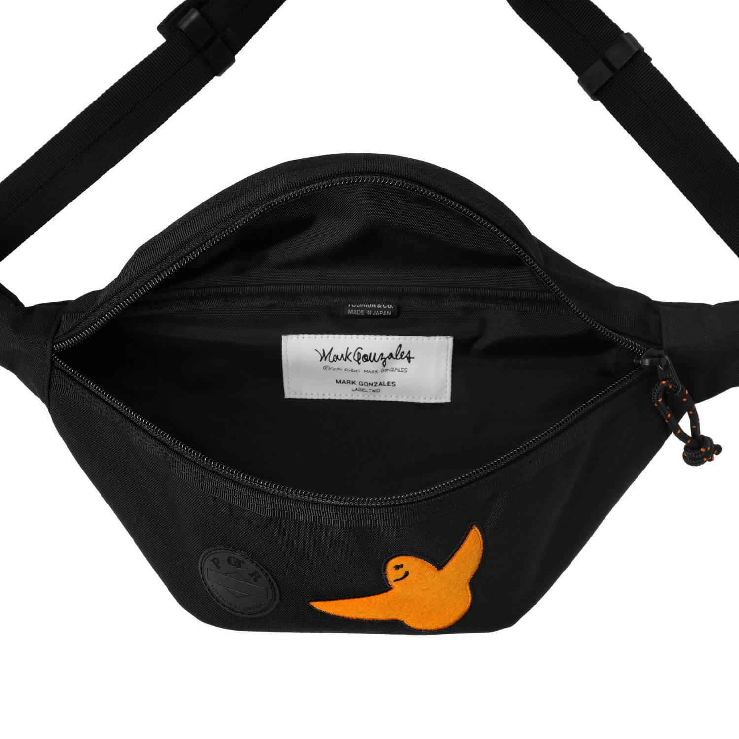 POTR × マーク・ゴンザレスのバッグ、オレンジの“エンジェル”刺繍入り2WAYボストンなど｜写真10