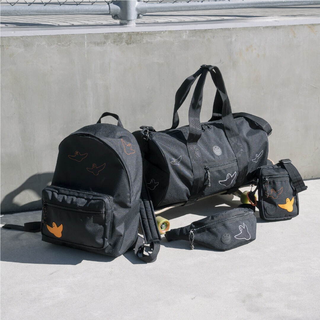 POTR × マーク・ゴンザレスのバッグ、オレンジの“エンジェル”刺繍入り2WAYボストンなど｜写真13