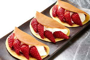 ギンザ シックス「贅沢いちご」の春色スイーツ、貝殻マカロンやバター＆チーズ入り苺どら焼き