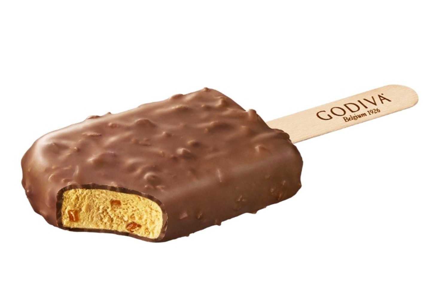 ゴディバ新作チョコアイスバー“キャラメルアップル”大人贅沢な滑らかキャラメルアイス