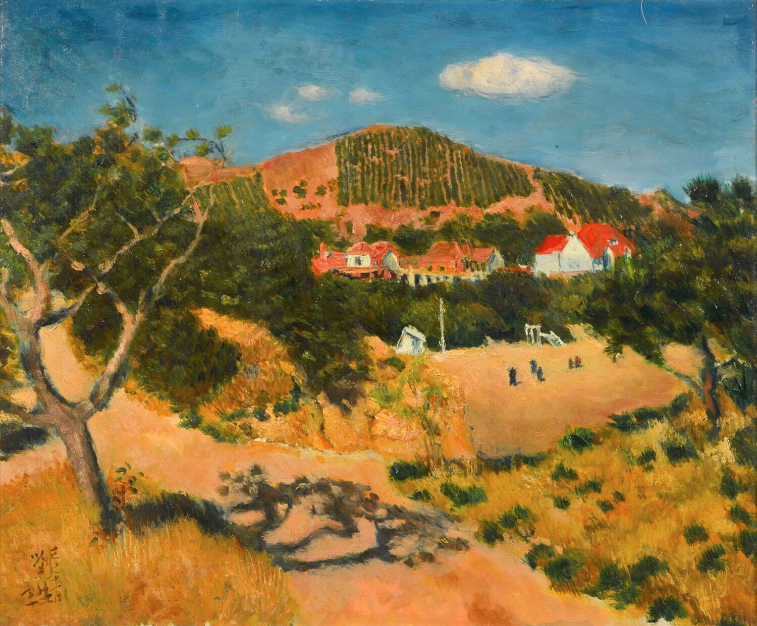 岸田劉生《大連星ヶ浦風景》1929年(昭和4) 京都国立近代美術館蔵