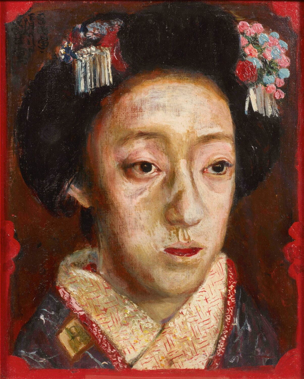 岸田劉生《舞妓図(舞妓里代之像)》1926年(大正15) 京都国立近代美術館蔵