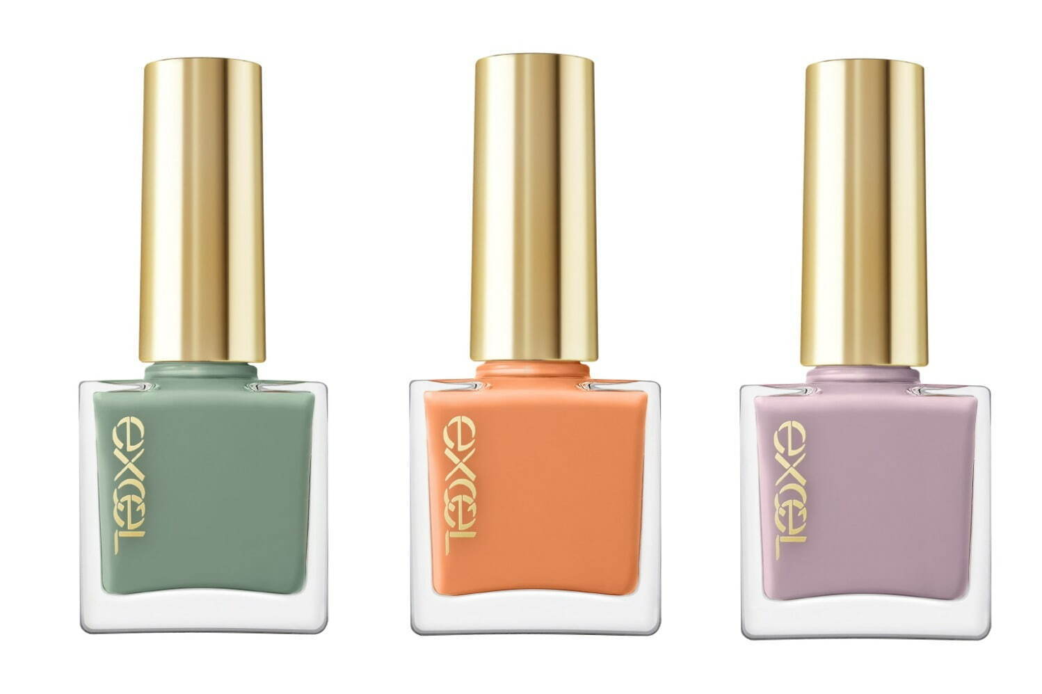 エクセル2022年春コスメ、ミントグリーンや儚げライラックの春色ネイルカラー